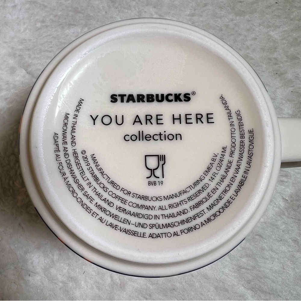 Starbucks Zurich Coffee Mug You Are Here 14 oz Lion Bridges - Picture 7 of 7